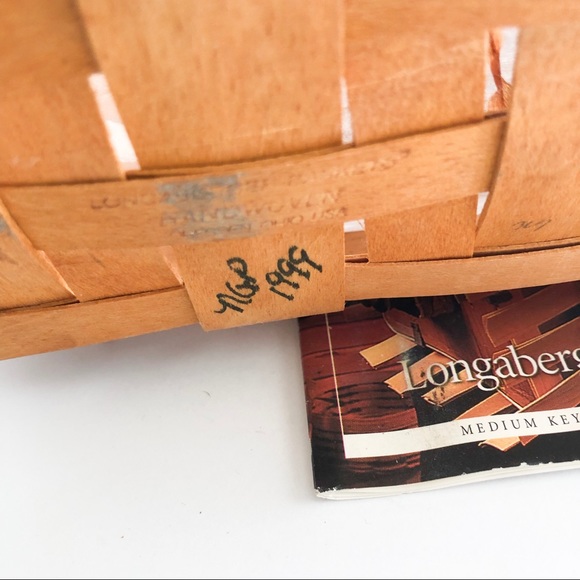 Longaberger 1999 Medium Key Basket - Picture 4 of 6